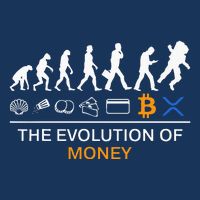 The Evolution Of Money Bitcoin Ripple Xrp To The Moon Infant Baby Jersey Bodysuit