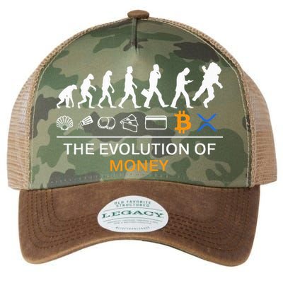 The Evolution Of Money Funny Bitcoin Ripple Xrp To The Moon Legacy Tie Dye Trucker Hat