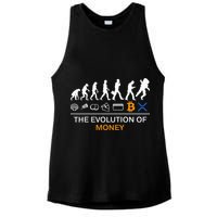 The Evolution Of Money Funny Bitcoin Ripple Xrp To The Moon Ladies PosiCharge Tri-Blend Wicking Tank