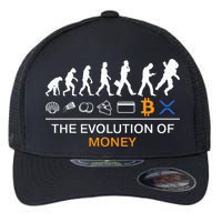 The Evolution Of Money Funny Bitcoin Ripple Xrp To The Moon Flexfit Unipanel Trucker Cap
