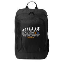 The Evolution Of Money Funny Bitcoin Ripple Xrp To The Moon City Backpack