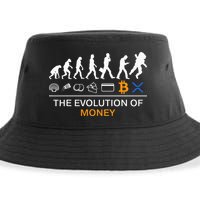 The Evolution Of Money Funny Bitcoin Ripple Xrp To The Moon Sustainable Bucket Hat