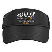 The Evolution Of Money Funny Bitcoin Ripple Xrp To The Moon Adult Drive Performance Visor