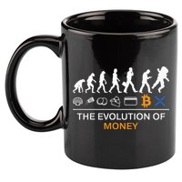 The Evolution Of Money Funny Bitcoin Ripple Xrp To The Moon 11oz C Handle Ceramic Mug