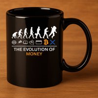 The Evolution Of Money Funny Bitcoin Ripple Xrp To The Moon 11oz C Handle Ceramic Mug
