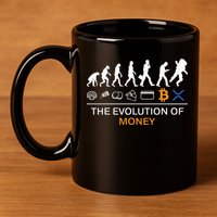 The Evolution Of Money Funny Bitcoin Ripple Xrp To The Moon 11oz C Handle Ceramic Mug