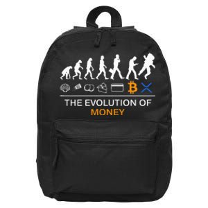 The Evolution Of Money Funny Bitcoin Ripple Xrp To The Moon 16 in Basic Backpack