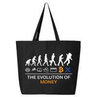The Evolution Of Money Funny Bitcoin Ripple Xrp To The Moon 25L Jumbo Tote