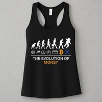The Evolution Of Money Funny Bitcoin Ripple Xrp To The Moon Womens Tank Top