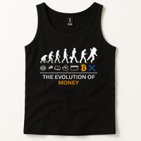 The Evolution Of Money Funny Bitcoin Ripple Xrp To The Moon Tank Top