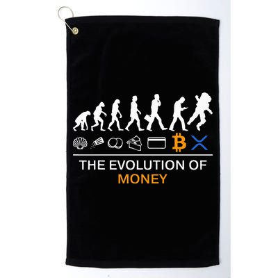 The Evolution Of Money Funny Bitcoin Ripple Xrp To The Moon Golf Towel