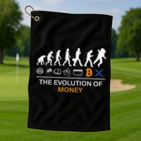 The Evolution Of Money Funny Bitcoin Ripple Xrp To The Moon Golf Towel