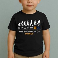 The Evolution Of Money Funny Bitcoin Ripple Xrp To The Moon Toddler T-Shirt