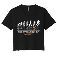 The Evolution Of Money Funny Bitcoin Ripple Xrp To The Moon Crop Top
