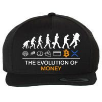 The Evolution Of Money Funny Bitcoin Ripple Xrp To The Moon Wool Snapback Cap