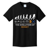 The Evolution Of Money Funny Bitcoin Ripple Xrp To The Moon Kids T-Shirt