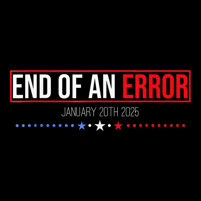 The End Of An Error January 20th 2025 Trump Inauguration Day Flat Bill Trucker Hat