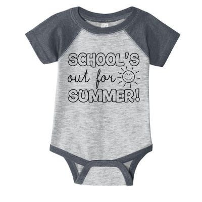 Teacher End Of Year Schools Out For Summer! Last Day Infant Baby Jersey Bodysuit