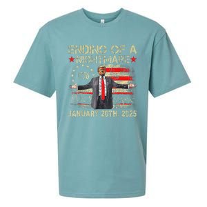 Trump Ending Of A Nightmare January 20th 2025 Sueded Cloud Jersey T-Shirt