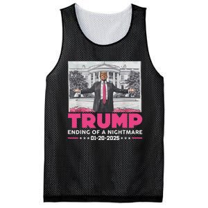 Trump Ending Of A Nightmare January 20th 2025 Mesh Reversible Basketball Jersey Tank