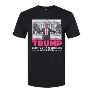 Trump Ending Of A Nightmare January 20th 2025 Softstyle CVC T-Shirt