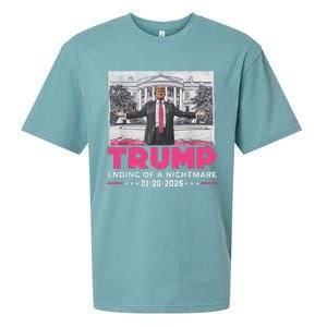 Trump Ending Of A Nightmare January 20th 2025 Sueded Cloud Jersey T-Shirt