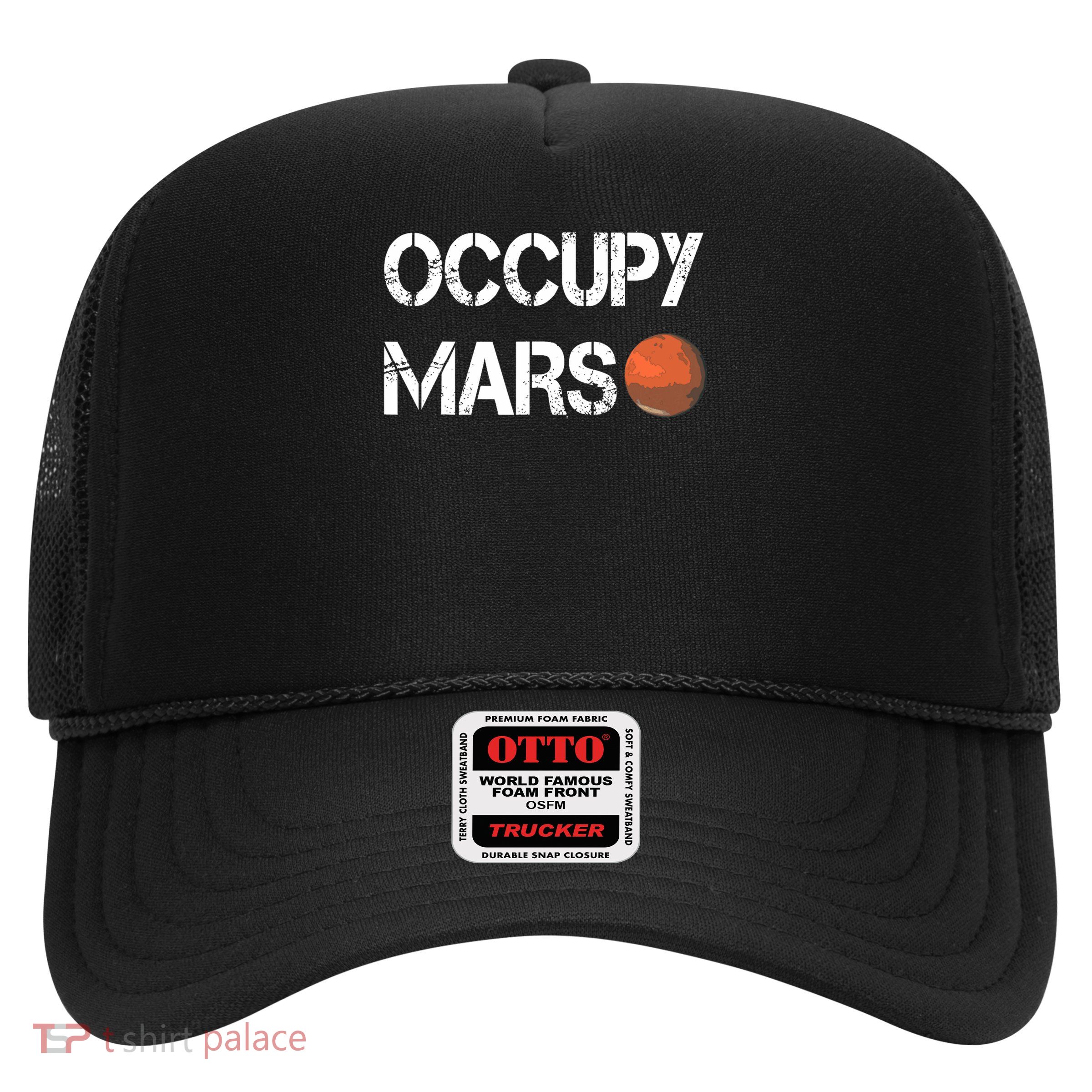The Explorer Occupy Mars Space Trucker Hat