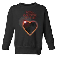 Total Eclipse Of The Solar Heart Astronomy Toddler Sweatshirt