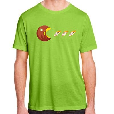 Turkey Eat Pizza Happy Thanksgiving Adult ChromaSoft Performance T-Shirt