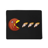 Turkey Eat Pizza Happy Thanksgiving Mousepad