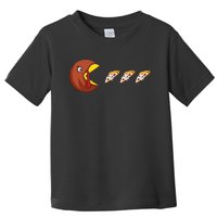 Turkey Eat Pizza Happy Thanksgiving Toddler T-Shirt