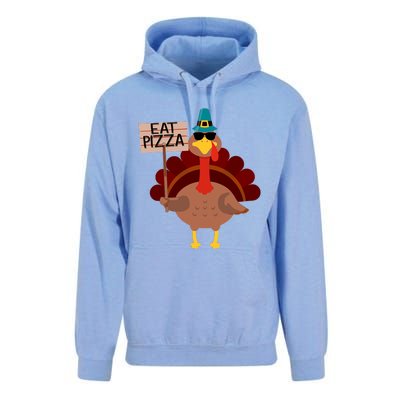 Turkey Eat Pizza Vegan Funny Thanksgiving Gifts Unisex Surf Hoodie