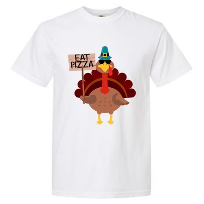 Turkey Eat Pizza Vegan Funny Thanksgiving Gifts Garment-Dyed Heavyweight T-Shirt