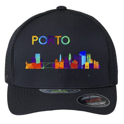 Travel Europe Portugal Porto Portuguese Vacation Souvenir Flexfit Unipanel Trucker Cap