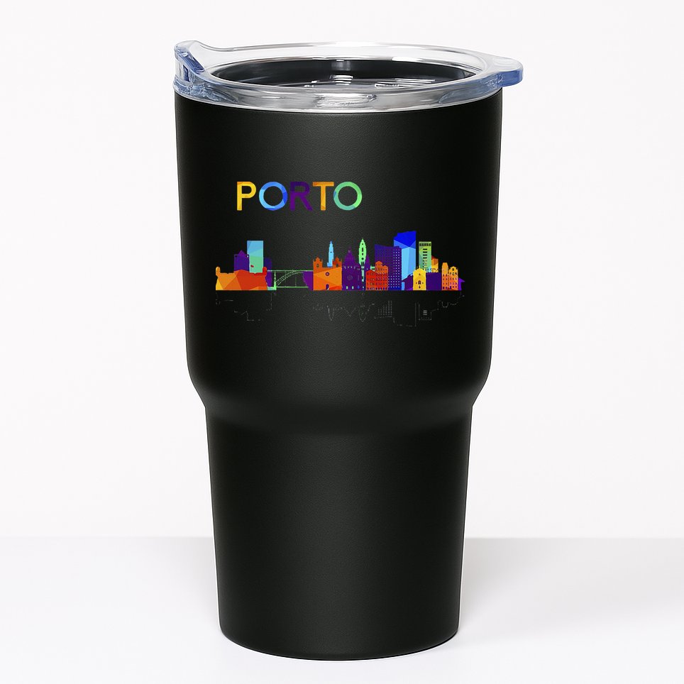 Travel Europe Portugal Porto Portuguese Vacation Souvenir Tumbler