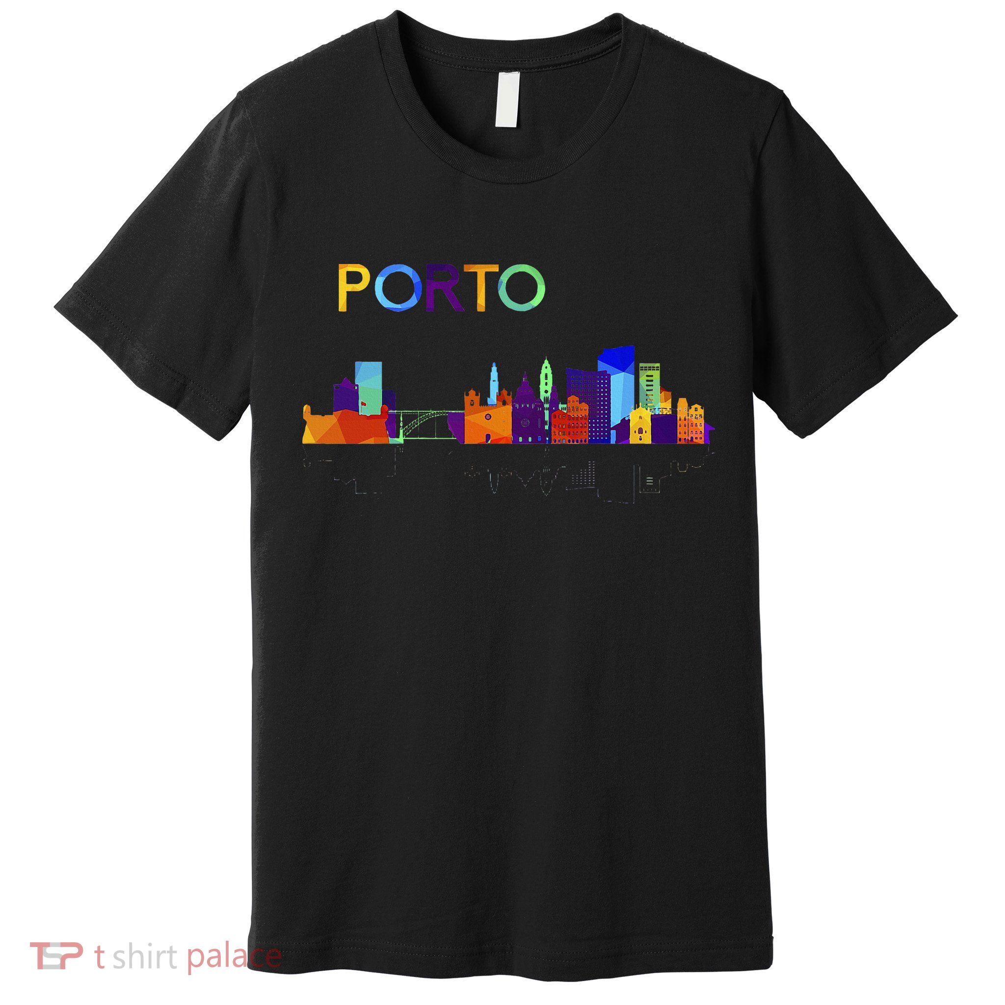 Travel Europe Portugal Porto Portuguese Vacation Souvenir Premium T-Shirt
