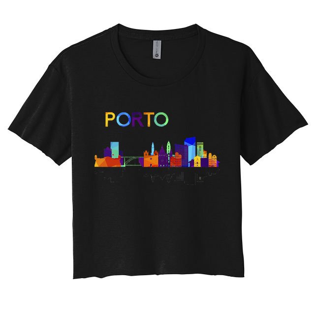 Travel Europe Portugal Porto Portuguese Vacation Souvenir Crop Top