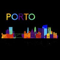 Travel Europe Portugal Porto Portuguese Vacation Souvenir Zip Tote Bag