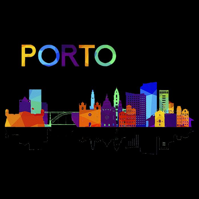 Travel Europe Portugal Porto Portuguese Vacation Souvenir Zip Tote Bag