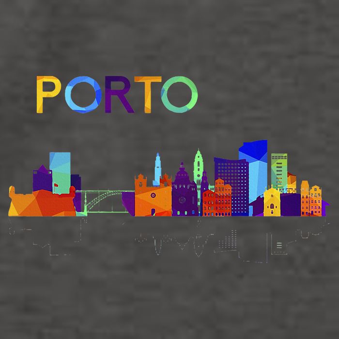 Travel Europe Portugal Porto Portuguese Vacation Souvenir Vector Backpack