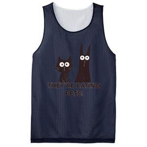 TheyRe Eating Pets 2024 Humor Cat Dog Funny Gift Mesh Reversible Basketball Jersey Tank