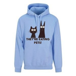 TheyRe Eating Pets 2024 Humor Cat Dog Funny Gift Unisex Surf Hoodie