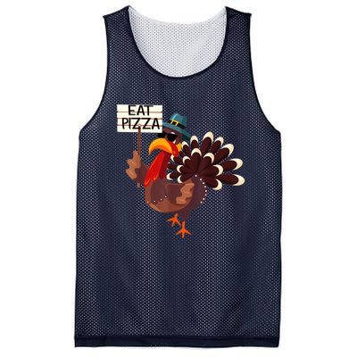 Turkey Eat Pizza Adult VeganShirts Funny Thanksgiving Gifts Mesh Reversible Basketball Jersey Tank