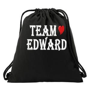 Team Edward Quote Cool Team Edward Drawstring Bag