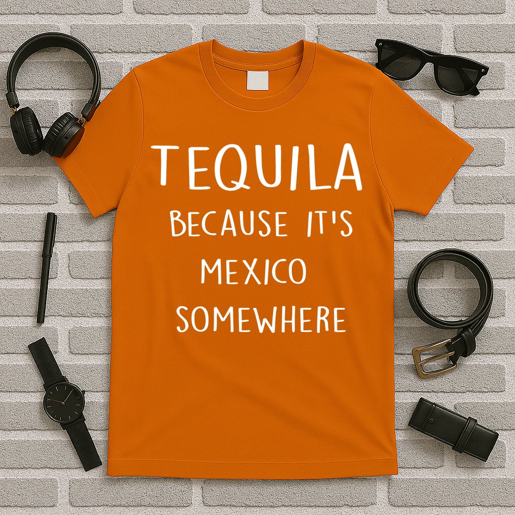 Tequila Because It's Mexico Somewhere T-Shirt