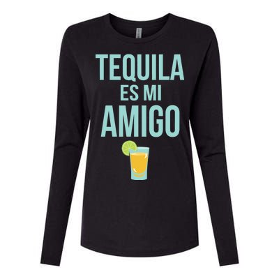 Tequila Es Mi Amigo Cinco de Mayo Womens Cotton Relaxed Long Sleeve T-Shirt