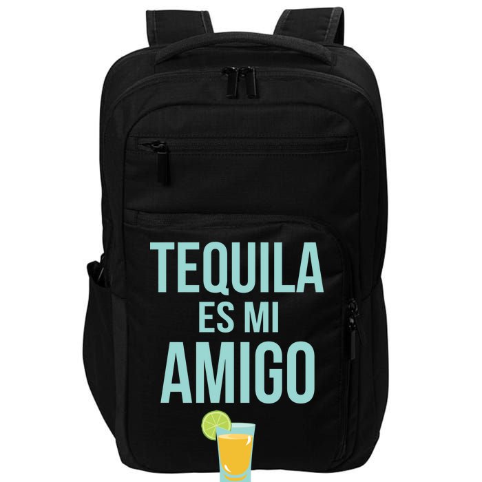 Tequila Es Mi Amigo Cinco de Mayo Impact Tech Backpack