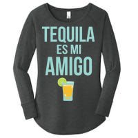 Tequila Es Mi Amigo Cinco de Mayo Women's Perfect Tri Tunic Long Sleeve Shirt