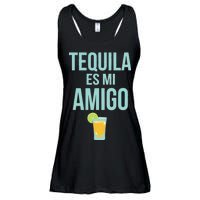 Tequila Es Mi Amigo Cinco de Mayo Ladies Essential Flowy Tank