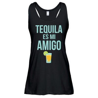 Tequila Es Mi Amigo Cinco de Mayo Ladies Essential Flowy Tank